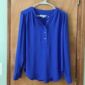 Royal blue blouse